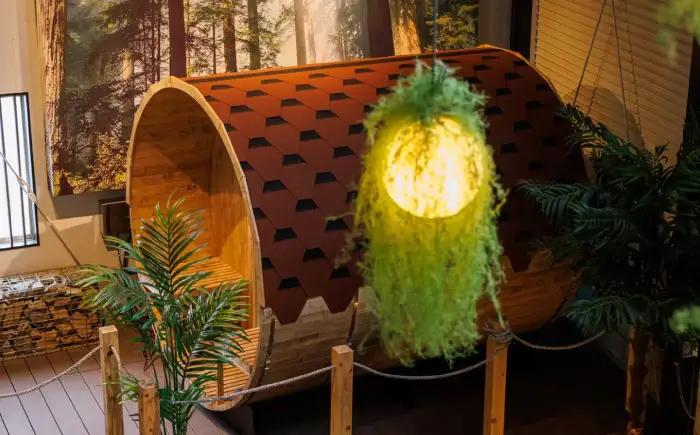 サウナ バレルサウナ / プライベートサウナ 屋外サウナ 貸切サウナ 電気ストーブ ロウリュ 整う 個室 家庭用 屋外用 屋外 プライベート 自宅 別荘 アウトドア キャンプ 木製 木製 檜 ひのき 