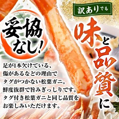 ふるさと納税 智頭町 鳥取県産ボイル松葉ガニ訳あり!　2枚セット |  | 01