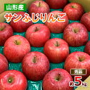 【ふるさと納税】山形のサンふじりんご 秀品 約5kg(12～20玉) リンゴ 林檎 フルーツ 果物 お取り寄せ FZ18-211