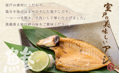 ナカイチ海産！アジの干物５～８枚_nk035