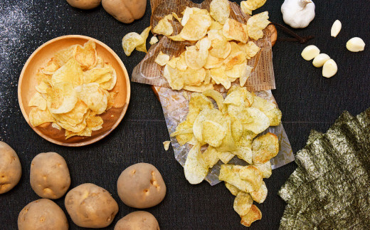 化学調味料無添加ポテトチップス のり塩味(55g×24袋)_イメージ4