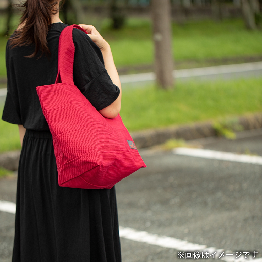 
                  三河木綿刺し子織バッグ sasicco トート40 （ 赤 ） バッグ 収納 収納力 オシャレ ファッション デザイン 便利 トートバッグ ポケット 柔道衣 トート
                