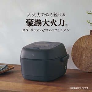 象印 圧力IH炊飯ジャー 1升炊き ( 炊飯器 ) 「 豪熱大火力 」 NWBB18-BZ スレートブラック