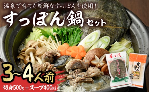 
                  スッポン切り身＆スープ(3～4人前)すっぽん スッポン 切り身 珍味 スープ 鍋用 セット【102700201】【安心院すっぽんセンター】
                