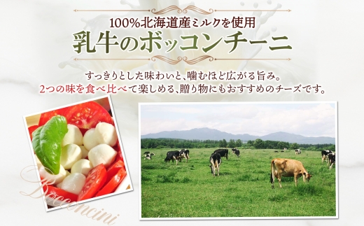 水牛と乳牛のボッコンチーニ食べ比べセット ｜ ファットリアビオ北海道 モッツァレッラチーズ 北海道 札幌市