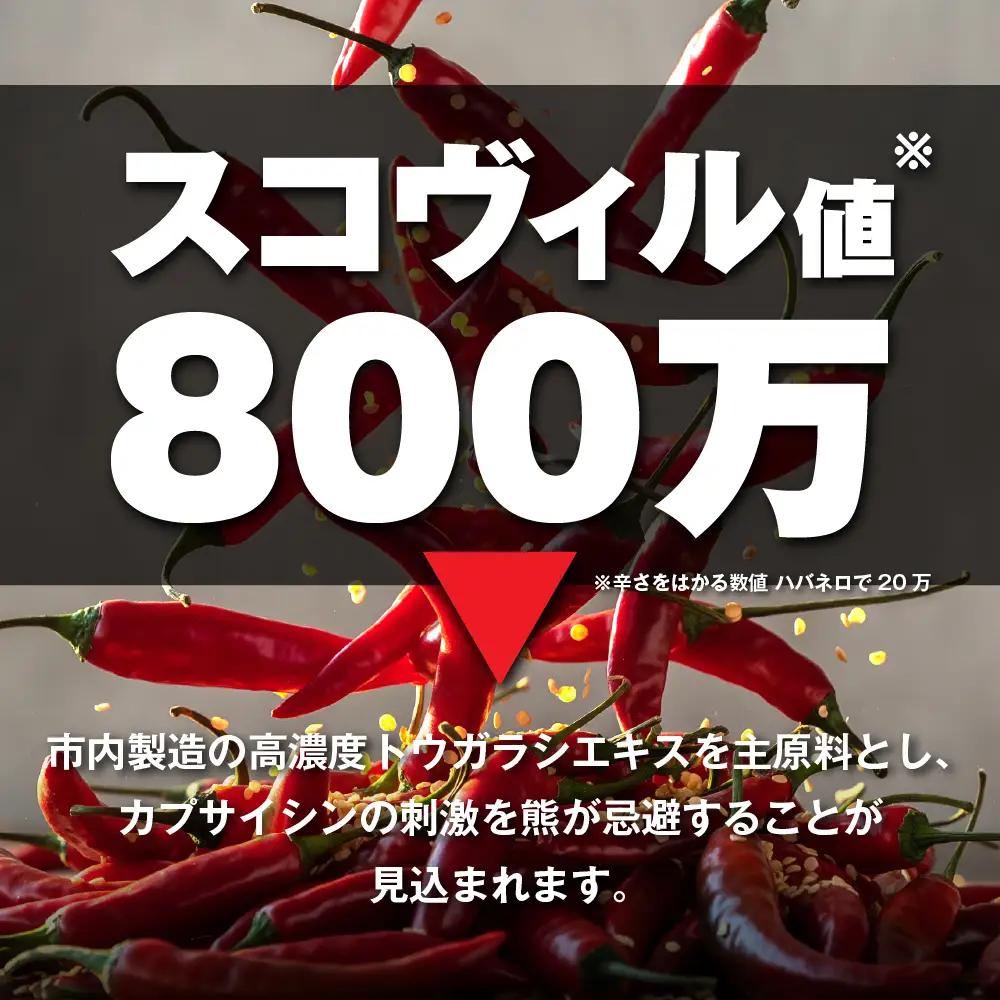 熊撃退スプレー（本番用2本/練習用1本） アウトドア 対策 アウトドア