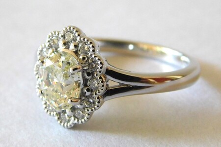 【ふるなび限定】【一点もの】Pt950　ベリーライトイエローダイヤ（1.027ct）リング　M21　K06153-H　FN-Limited-SP