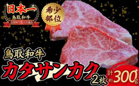 鳥取和牛　希少部位ステーキ「カタサンカク」（300g） 牛肉 和牛 鳥取和牛 ブランド和牛 黒毛和牛 ステーキ 希少部位ステーキ 和牛ステーキ 国産ステーキ カタサンカク