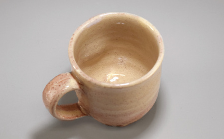 萩焼　マグカップ（へこみ）| HG000318