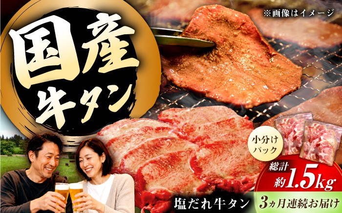 国産 牛 タン 牛タン ぎゅうたん こくさん スライス 味付き 塩 焼肉 焼き肉 冷凍 小分け 真空 定期便 ていきびん 定期