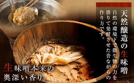 都城在来大豆みやだいず使用「はじめみそ」4kg≪みやこんじょ快速便≫_12-G801-R_ (都城市) はじめみそ 麦味噌 都城産 みやだいず使用 在来大豆 1kg×4個 生味噌