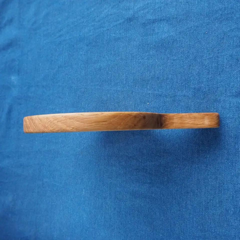 東峰木人作-楢のチーズボード 直径13cm H4