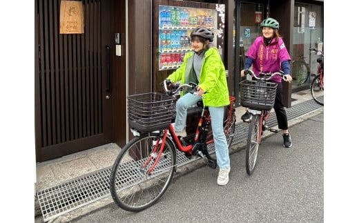 電動レンタサイクルで観光地巡り!楽々、スイスイ!