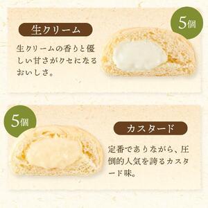 【定期便全6回】＜究極のふわとろ食感＞清水屋 生 クリームパン  12個 3種（カスタード・生クリーム・チョコ） | クリームパン