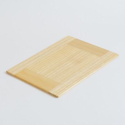 ふるさと納税 加茂市 木製ランチョンマット・小さめサイズ《KIRI Tea Mat クリア2枚組》カフェタイムや晩酌に