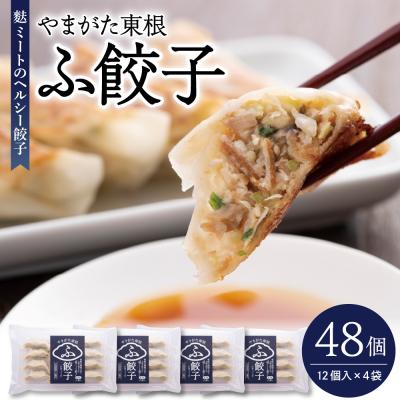 ふるさと納税 東根市 やまがた東根　ふ餃子　12個×4セット　A-0892