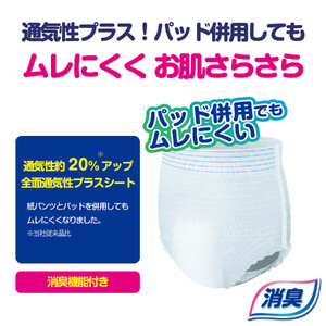 アテントうす型さらさらパンツ通気性プラス　男女共用　Ｍ30枚×2パック