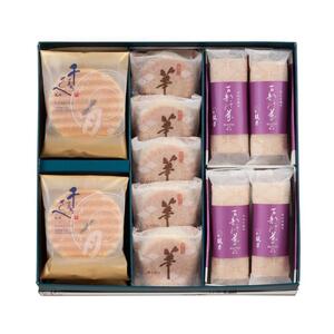 【高島屋選定品】【鼓月】3種銘菓撰詰合せ［ 京都 老舗 和菓子 千寿せんべい 有名店 和菓子 饅頭 最中 人気 おすすめ お菓子 スイーツ お取り寄せ 通販 ギフト プレゼント 贈答 ふるさと納税 ］