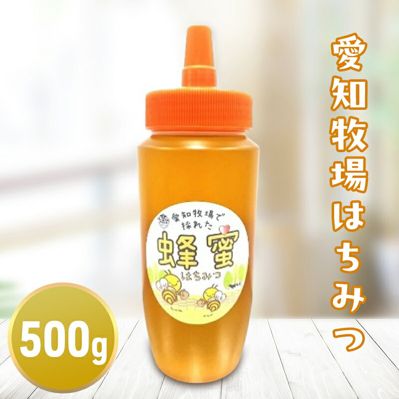 【ふるさと納税】愛知牧場で採れた純粋はちみつ　500g　はちみつ ハチミツ 蜂蜜 ハニー 純粋はちみつ 百花はちみつ　非加熱 国産 愛知牧場 日進市 愛知