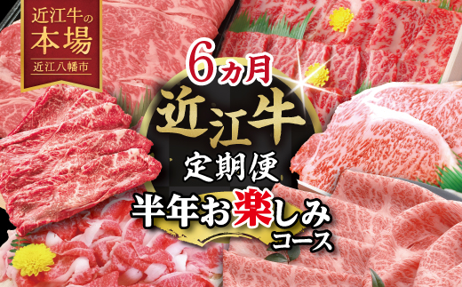 【期間限定】特選近江牛定期便（６カ月）半年お楽しみコース【ZZ54W】（滋賀県　近江八幡市）