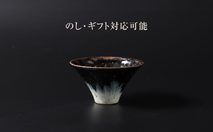 唐津焼 ぐい呑み 富士山 酒器 焼物 大杉皿屋窯 ギフト 贈り物 木箱