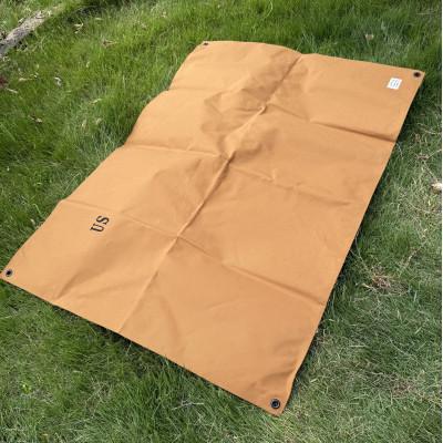 ふるさと納税 上牧町 ALBERTON　米軍防水帆布のグランドシート　キャメル