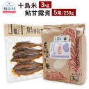 【ふるさと納税】十島米3kg つくだ煮(鮎甘露煮/5尾) 2種 セット ヒノヒカリ 米 白米 お米 ご飯 精米 鮎 甘露煮 復興 支援 九州産 熊本県産 相良村産 送料無料