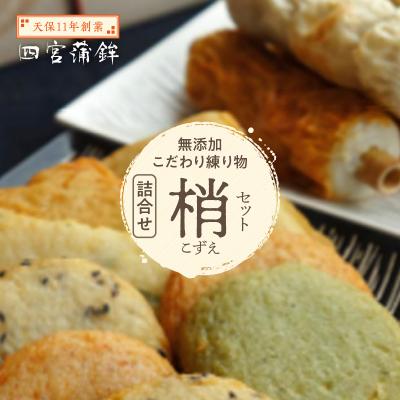 ふるさと納税 徳島市 【天保11年創業】四宮蒲鉾の無添加こだわり練り物詰合せ 梢(こずえ)セット【AU004】