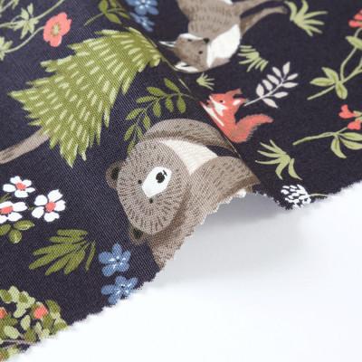 ふるさと納税 和歌山市 オックス 綿100%生地 動物柄(くま・うま・りす)生地 |  | 01