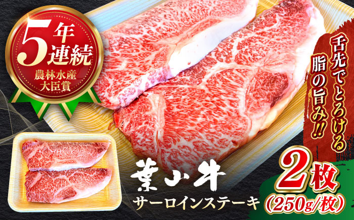 
            【幻の和牛】国産 和牛 A5ランク 牛肉 葉山牛 サーロインステーキ 計500g ( 250g × 2枚 ) ／ A5 黒毛和牛 500グラム サーロイン ステーキ 冷凍 人気 おすすめ 赤身 国産 葉山牛【葉山牛ステーキレストラン 角車】 [ASBD008]
          