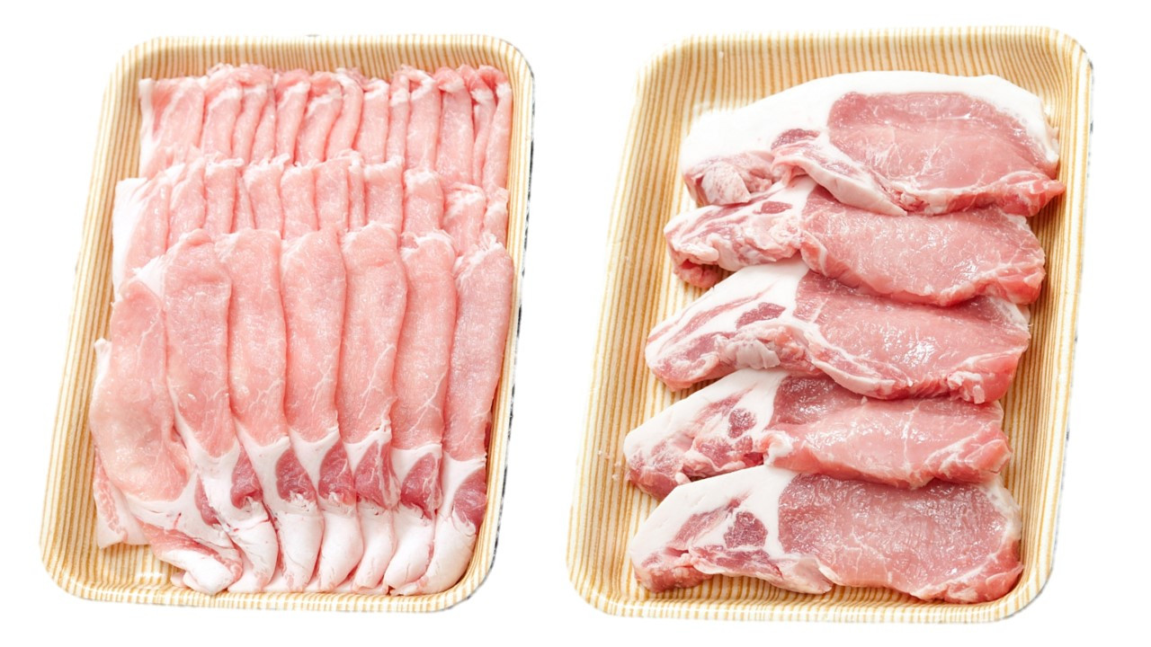 
            【A-209】郡上クラシックポーク　豚ロース　豚肉　食べ比べセット　しゃぶしゃぶ用500ｇ　とんかつ用100ｇ×5枚　国産豚肉　冷凍
          