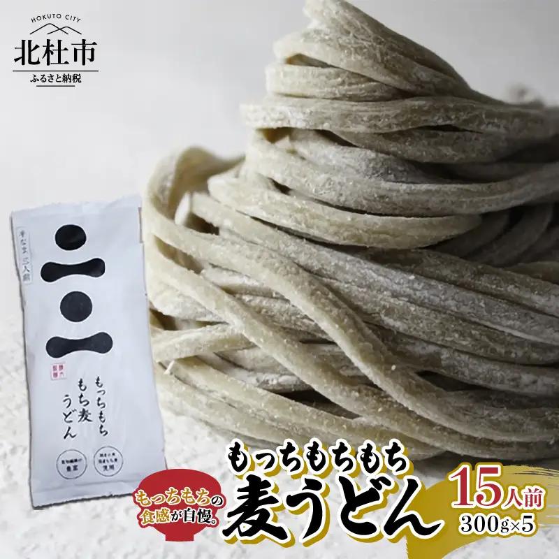 もっちもちもち麦うどん5セット [h096]