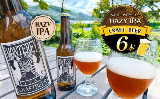 クラフトビール6本　HAZY IPA | お酒 酒 おさけ クラフト ビール くらふと びーる ホップ インディアンペール 長野県 塩尻市