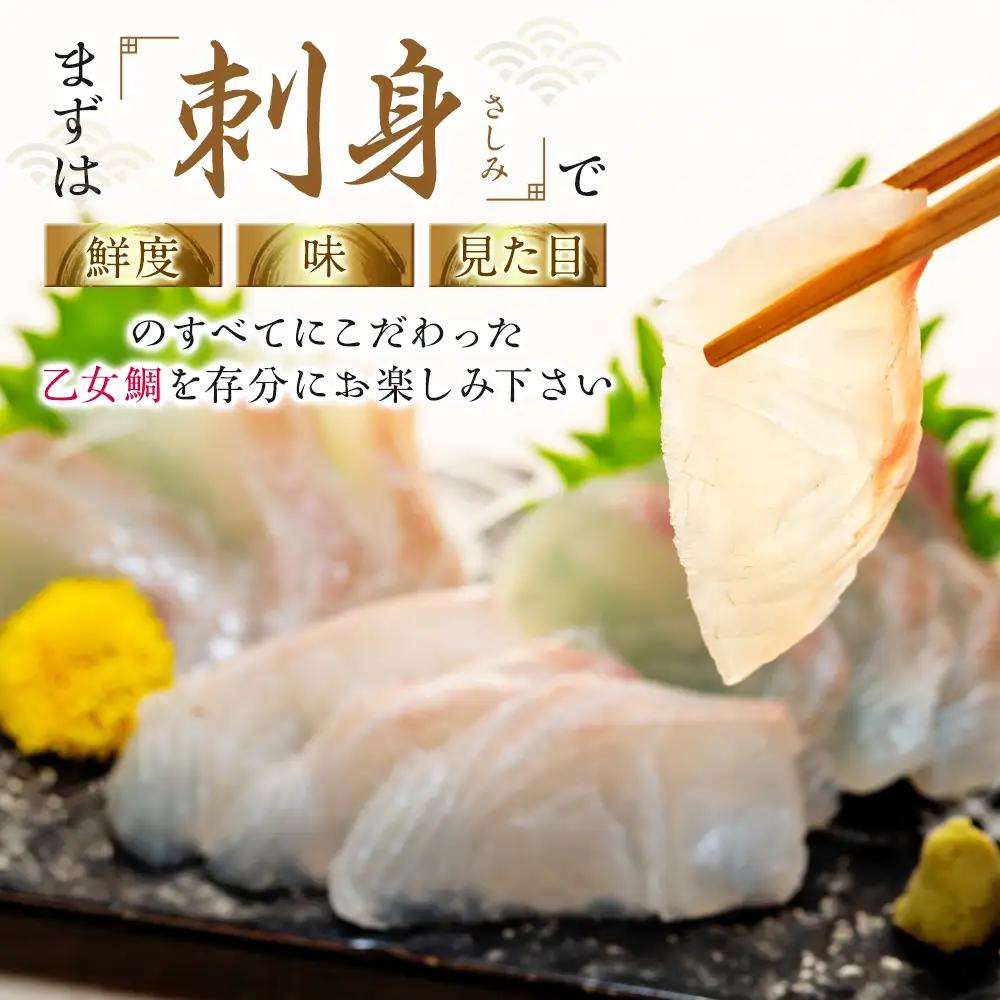乙女 鯛 1尾 ロイン 原魚 約 900g ～ 約 1kg 高知県 須崎市 ks047