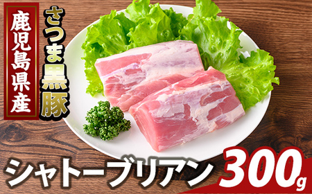 K-485-A 鹿児島県産さつま黒豚 シャトーブリアン(計300g)【KNOT】霧島市 シャトーブリアン ヒレ肉 黒豚 国産 鹿児島県産 肉 精肉