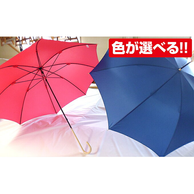 【ふるさと納税】【西川洋傘加工所】 婦人長傘（共袋付） 雑貨 日用品 ファッション小物 民芸品 工芸品