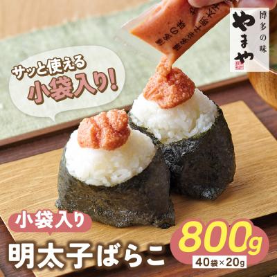 ふるさと納税 福智町 【先行受付】やまや 明太子ばらこ小袋入り (20g×40)