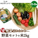 【ふるさと納税】No.068 野菜セット（5～6種）+米2kg ／ 野菜 米 季節の野菜 旬 新鮮 コシヒカリ 精米 白米 自慢の逸品 送料無料 千葉県