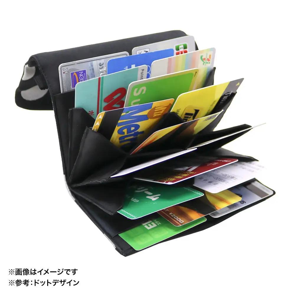 FUKUNARY はちのす カードケース カード入れ KUROGIN ドット B04