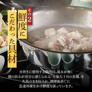 博多水たき濵田屋　水炊きセット2～3人前　KHD0104