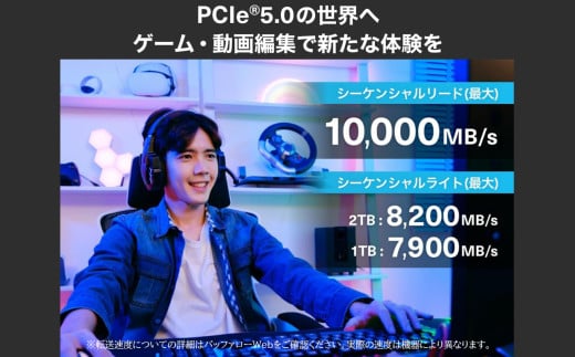キオクシア（KIOXIA）PCIe🄬 Gen5x4 内蔵SSD EXCERIA PLUS G4 2TB NVMe M.2 Type 2280 (最大読込: 10,000MB/s)