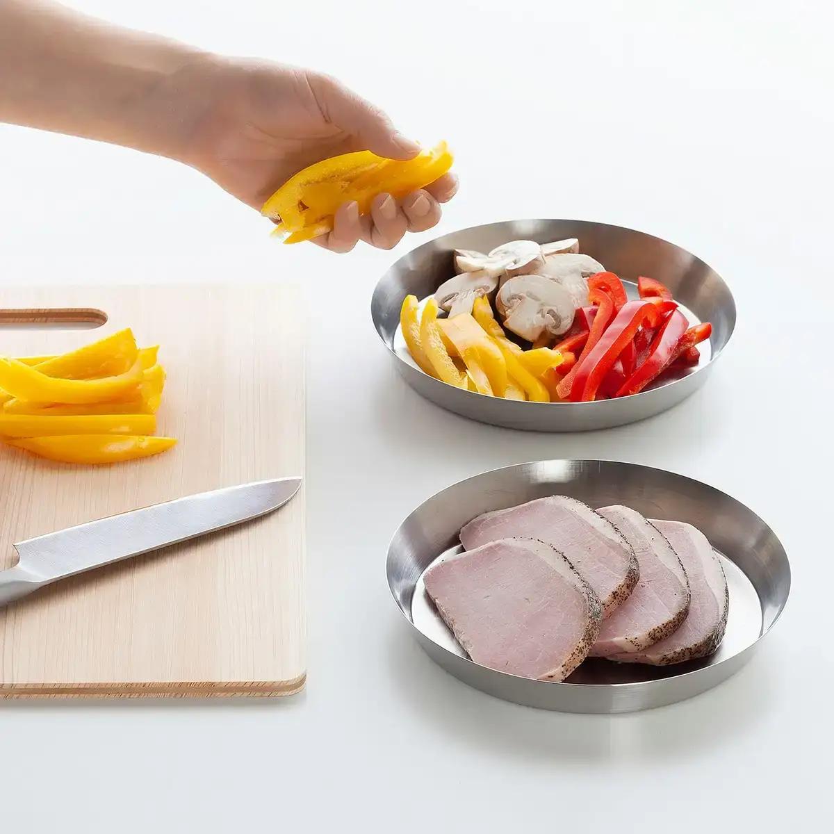 [家事問屋] 盆ザル・まる型トレー19 キッチンツール キッチン用品 燕三条製 下村企販 新生活 【013S093】