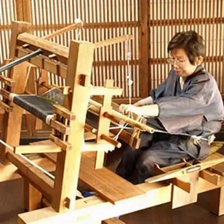 本場結城紬十字絣・よこ総絣1反予約券【1094203】