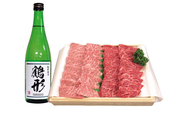 国産 鶴形牛 モモ バラ 焼肉用 500g (各250g) セット 詰め合わせ A4ランク A5ランク 牛肉 牛 肉 お肉 モモ もも肉 バラ肉 牛バラ 国産牛 国産牛肉 和牛 黒毛和牛 焼き肉 焼肉用肉 秋田 秋田県 能代市