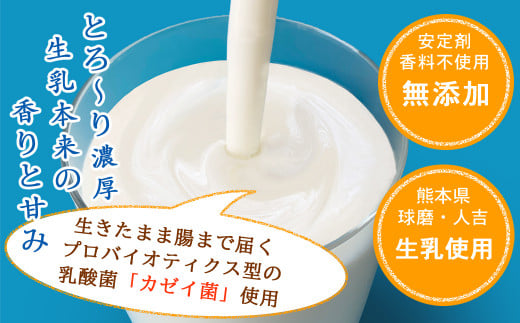 球磨の恵み「のむヨーグルト」砂糖不使用150g×10本セット