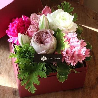 ふるさと納税 酒田市 花折り「モダンBOX」四季