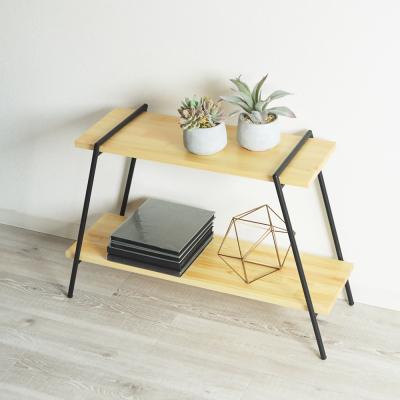 ふるさと納税 春日井市 アイアンレッグラック(2段)　色:ナチュラル(NA)　ILR2-NA |  | 02