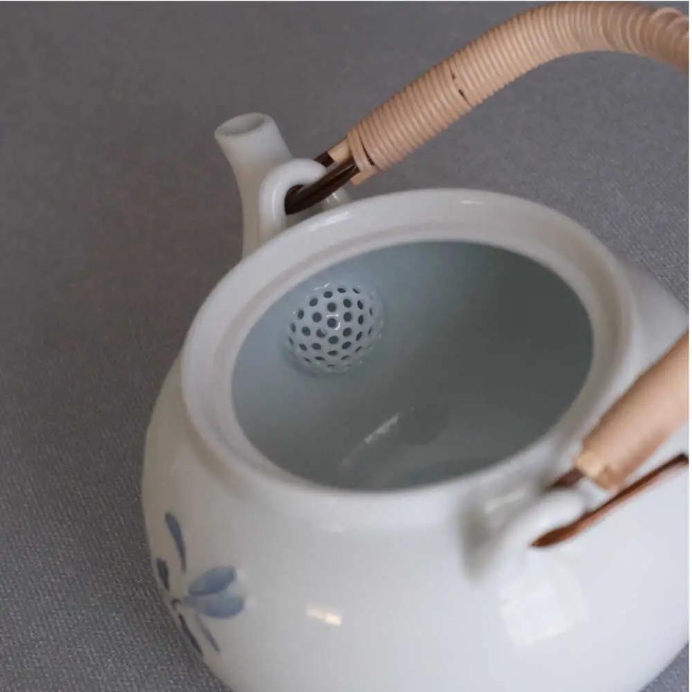 【波佐見焼】辻が花 蓋付茶器揃 湯呑み 茶器 食器【西海陶器】[OA490]