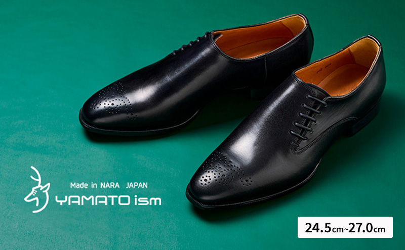 YAMATOism ヤマトイズム 牛革ビジネスシューズ 紳士靴 YAP102（ブラック）25.5cm【ファッション・靴・シューズ・革製品・革靴】 光沢感