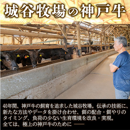 城谷牧場の神戸牛 肩ロース 焼肉 400g  BBQ バーベキュー アウトドア_イメージ4